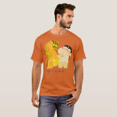 クレヨンしんちゃんおもしろいおもしろい勉強AからZ S one Tシャツ (正面フル)