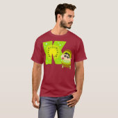 クレヨンしんちゃんおもしろいおもしろい勉強AからZ Tシャツ (正面フル)