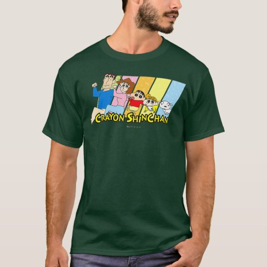 クレヨンしんちゃんキラキラ輝く行進 Tシャツ (正面)