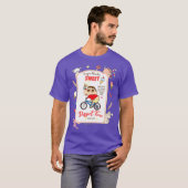 クレヨンしんちゃんシンちゃん及び自転車デザート Tシャツ (正面フル)