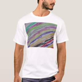 クレヨンで描いた線 Tシャツ