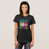クレヨンで描く子供の絵 クレヨン Tシャツ (正面フル)
