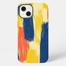 クレヨンとバタフライブラシストローク iPhone 13ケース