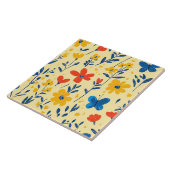 クレヨンと蝶の花 タイル (側面)