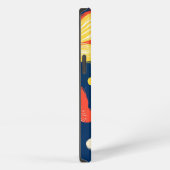 クレヨンと蝶の花 iPhoneケース (右側面)