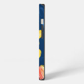 クレヨンと蝶の花 iPhoneケース (左側面)