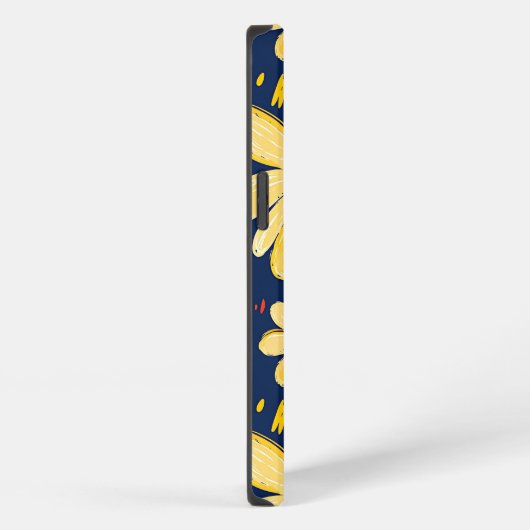 クレヨンと蝶の花 iPhoneケース (右側面)