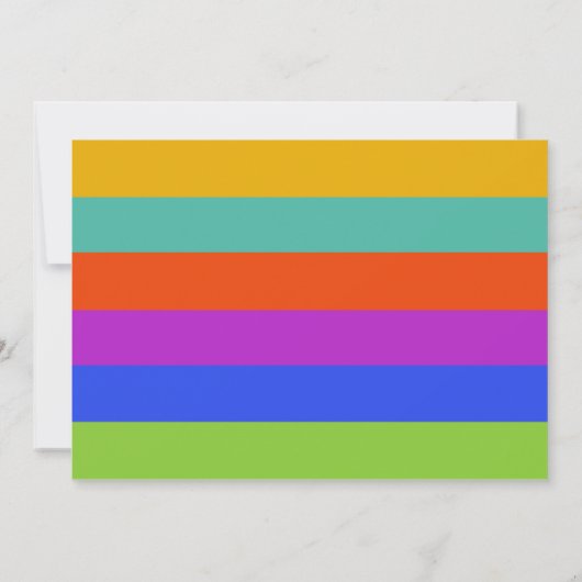 クレヨンのアーティストがターニング2 – 任意の子供の誕生日 招待状 (裏面)