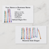 クレヨンのクラリネット 名刺 (正面/裏面)