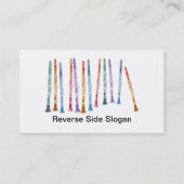 クレヨンのクラリネット 名刺 (裏面)