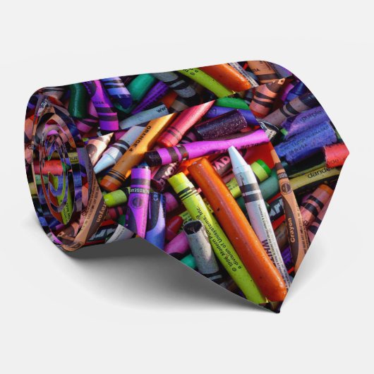 クレヨンのタイ ネクタイ (ロール)