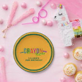 クレヨンのパーティー ペーパープレート (パーティー)