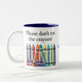 クレヨンのマグ ツートーンマグカップ (左)