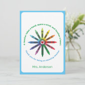 クレヨンのレイ/先生感謝Ca サンキューカード (スタンド正面)