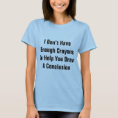 クレヨンの女性不足ジャージ素晴らしーTシャツ Tシャツ (正面)