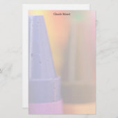 クレヨンの文房具 便箋 (正面/裏面)