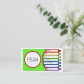 クレヨンの最初の箱 名刺 (スタンド正面)