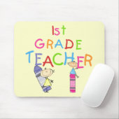 クレヨンの第1等級の先生のTシャツおよびギフト マウスパッド (マウス)