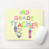 クレヨンの第3等級の先生のTシャツおよびギフト マウスパッド (マウス)
