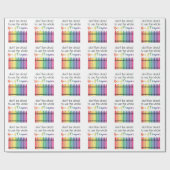 クレヨンの箱 ラッピングペーパー (フラット)