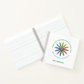 クレヨンの線/先生鑑賞 ノートブック (内部)