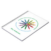 クレヨンの線/先生鑑賞 ノートブック (左側)