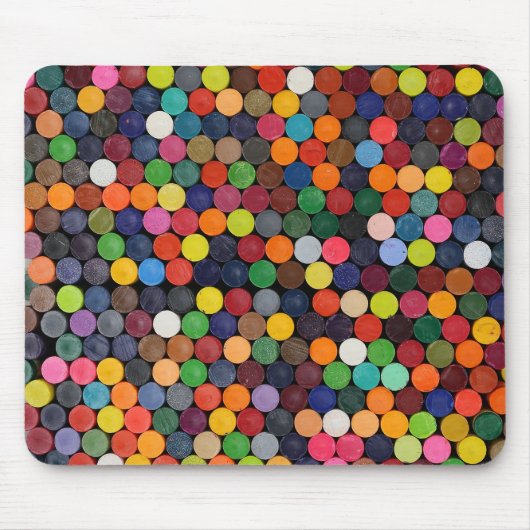 クレヨンの色は全て、フラットは終わる マウスパッド (正面)