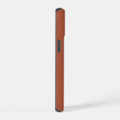 クレヨンの色ブラウン iPhone 15 カバー (右側面)
