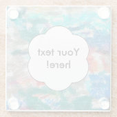 クレヨンの質 ガラスコースター (裏面)