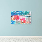 クレヨンの質 キャンバスプリント (インサイチュ (ウッドフロア))