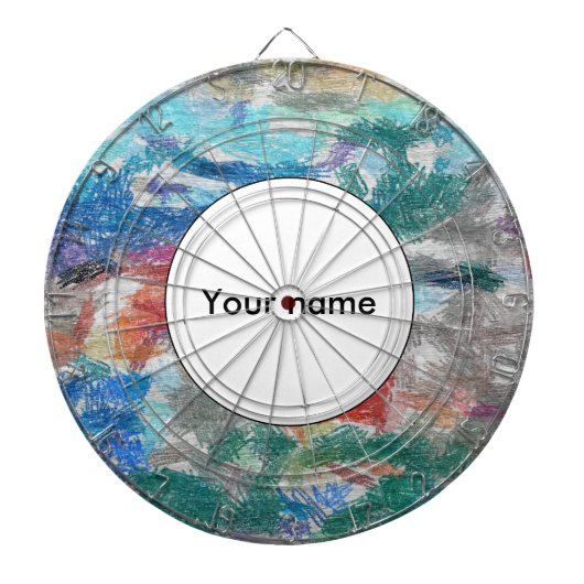 クレヨンの質 ダーツボード (正面)