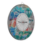 クレヨンの質 ダーツボード (正面左)