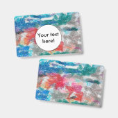 クレヨンの質 バッジ (正面＆裏面)