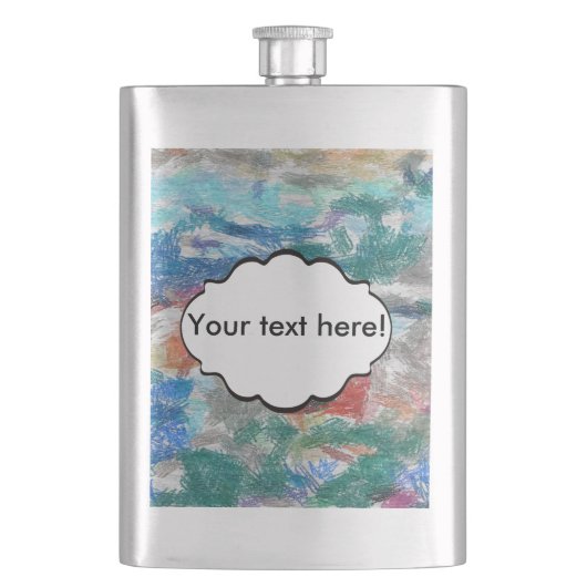 クレヨンの質 フラスク (正面)