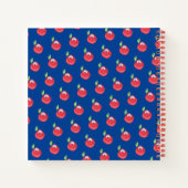 クレヨンアップルパターン ノートブック (裏面)