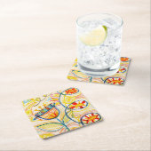 クレヨンアートドードル スクエアペーパーコースター (インサイチュ)