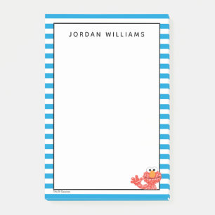 クレヨンエルモストライプパターン ポストイット