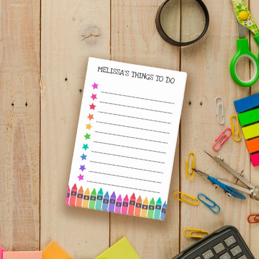 クレヨンカラフルと星に行くこと ポストイット