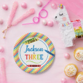 クレヨンカラフルアートパーティー誕生日 ペーパープレート (パーティー)