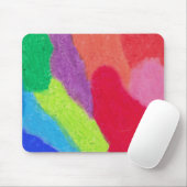 クレヨンカラフルアートプリント マウスパッド (マウス)