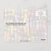 クレヨンカラフルズ ポストカード (裏面)