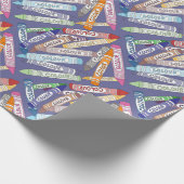 クレヨンカラフルズ ラッピングペーパー (角)