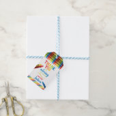 クレヨンカラフル誕生日サンキュービター ギフトタグ (より糸付き)