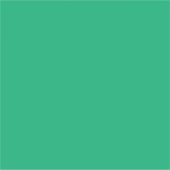 クレヨンカラーグリーンステッカーデカール シール (正面)