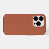 クレヨンカラーブラウンiPhone 14 Proケース iPhoneケース (裏面横)