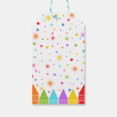 クレヨンギフトラベルバレンタインデーラベル ギフトタグ (裏面)