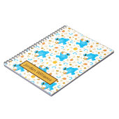 クレヨンクッキーモンスタークッキーパターン ノートブック (左側)