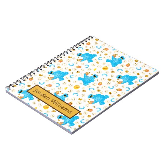 クレヨンクッキーモンスタークッキーパターン ノートブック (左側)