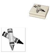 クレヨンクレヨンアーティストスクールアート先生教育 ラバースタンプ (押印)