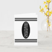 クレヨンクレヨンマッチハロウィーン衣装カップルGr カード (黄色い花)